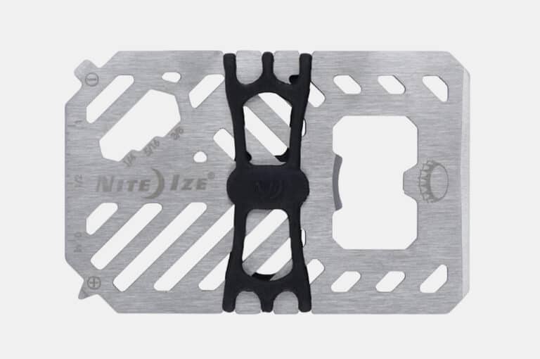 Financial Tool - Multi-Tool Card In Acciaio Inox 420, 17g - Apribottiglie, Cacciaviti, Righelli E Chiavi - Amichevole Per Viaggi E Aeroporti