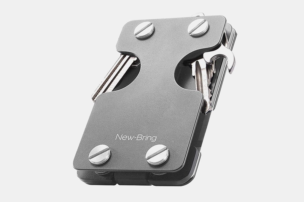 NEW-BRING Multifunction Metal Key Holder & Card Wallet