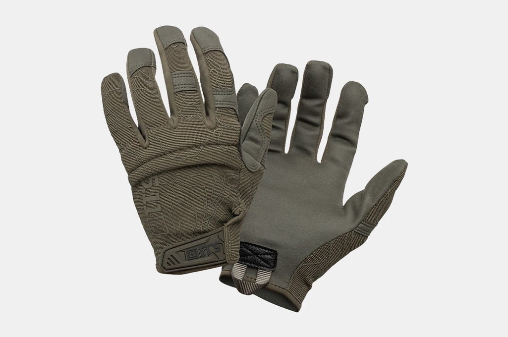 70833 1 NEW PAIR KEVLAR LEATHER TACTICAL SHOOTING GLOVES 