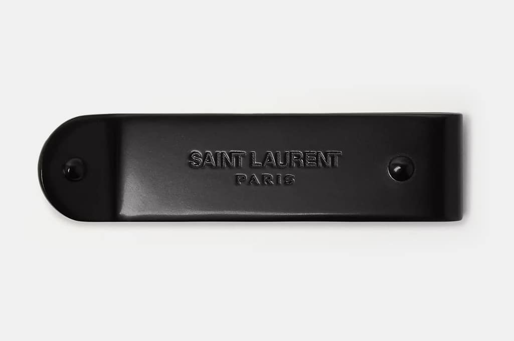 SAINT LAURENT Designer-engraved money clip