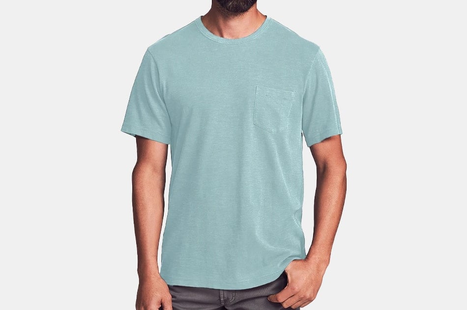 Faherty Sunwashed Pocket Tee