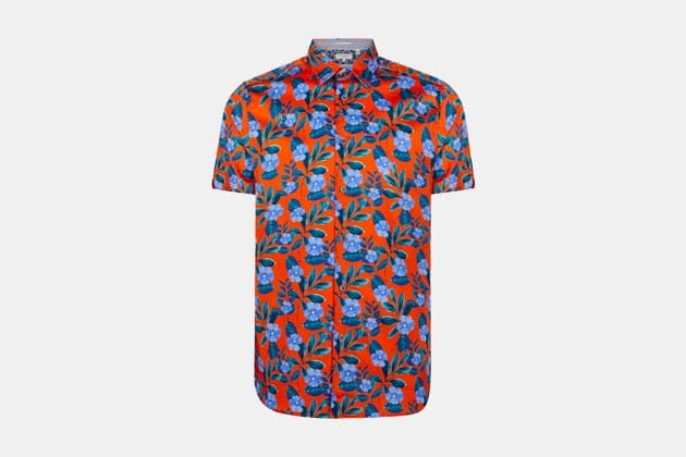 Ted Baker Floral Cotton Shirt