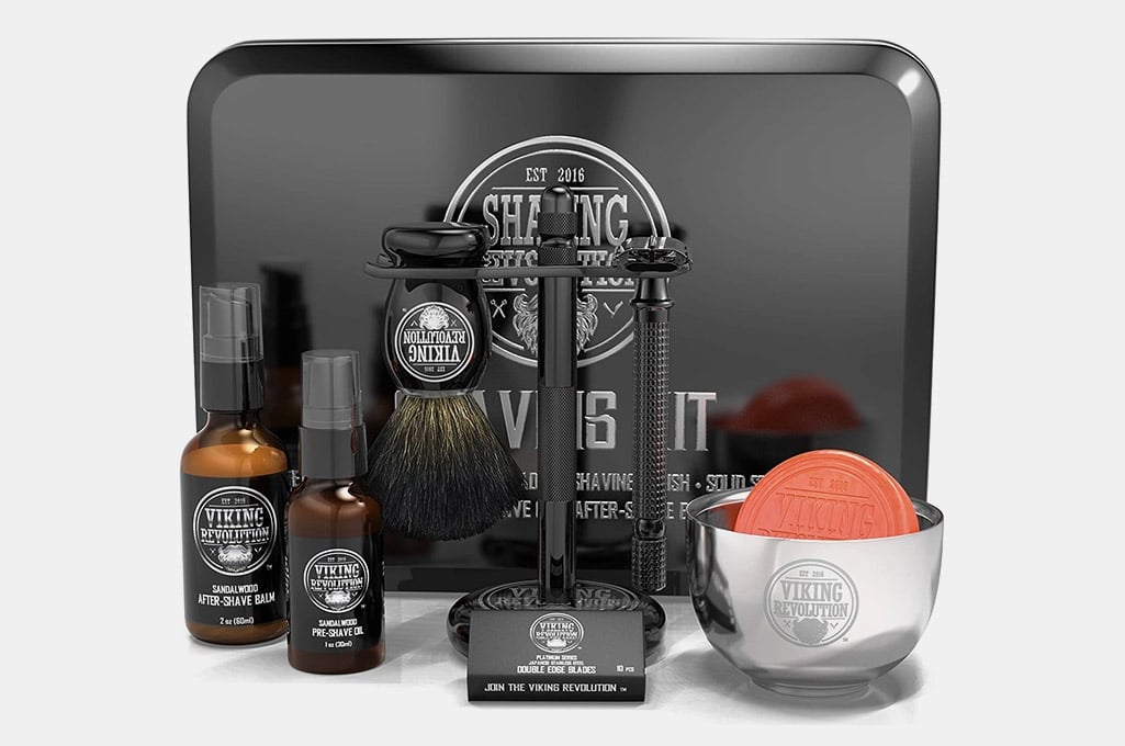 Viking Revolution Luxury Safety Razor Shaving Kit