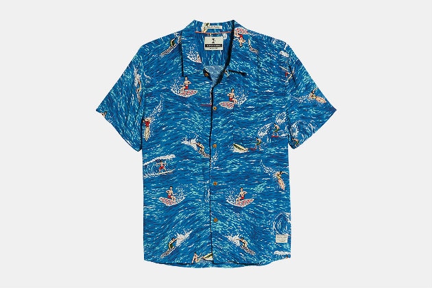 Scotch & Soda Hawaiian Fit Surfer Camp Shirt