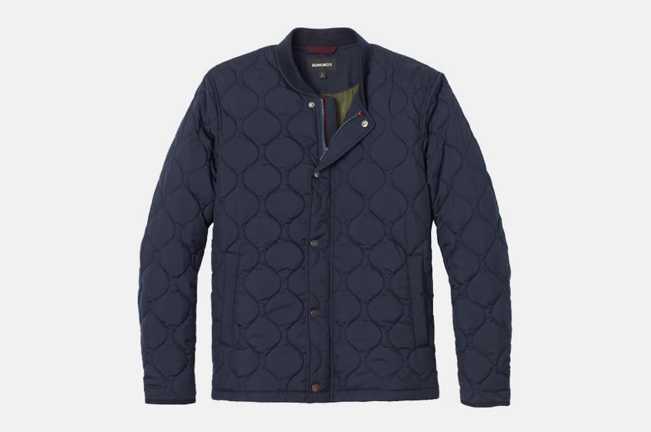 todd snyder quilted bomber jacket