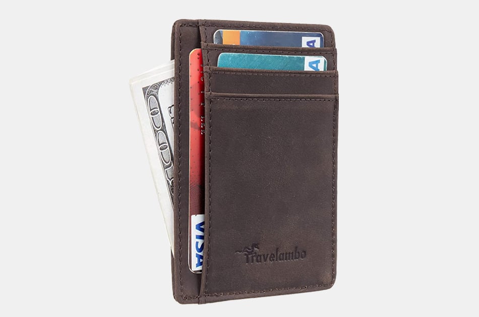 Travelambo Front Pocket Minimalist Wallet