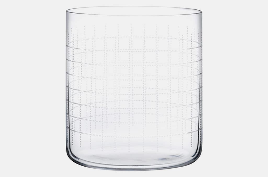 Nude Finesse Grid Double Old Fashioned Whiskey Glasses