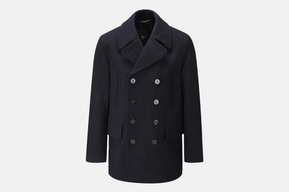 brooks brothers iconic wool pea coat