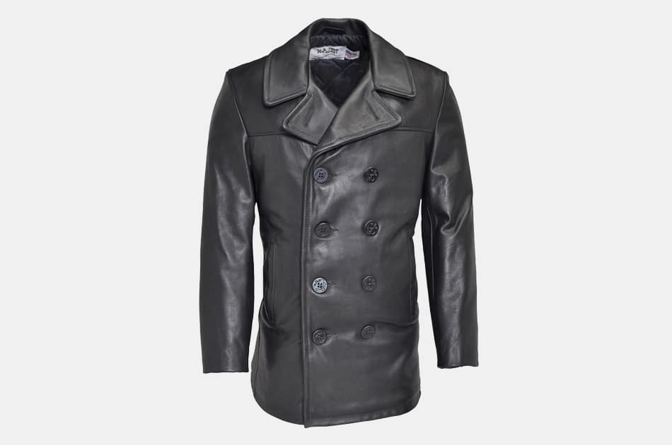 Schott Leather Naval Peacoat