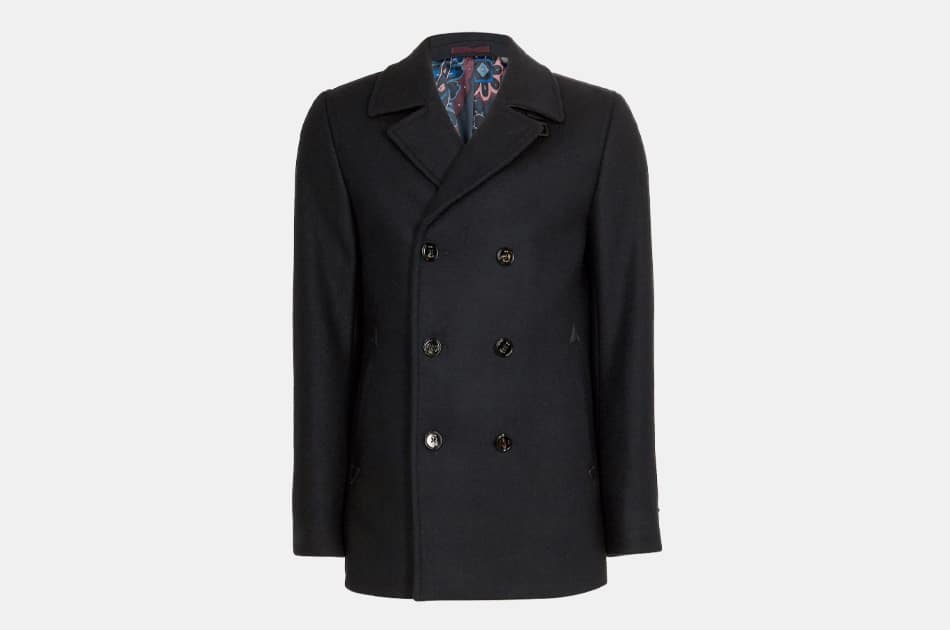 melton wool pea coat