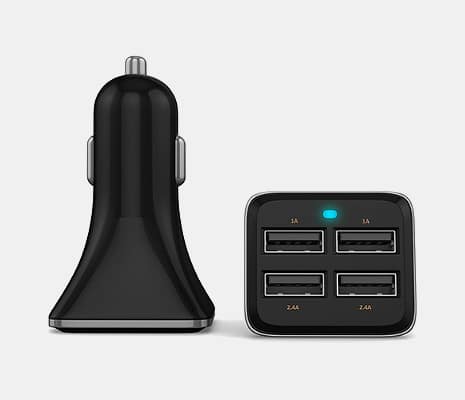 4-Port USB Car Charger