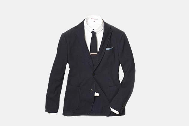 Apolis Indigo Wool Blazer