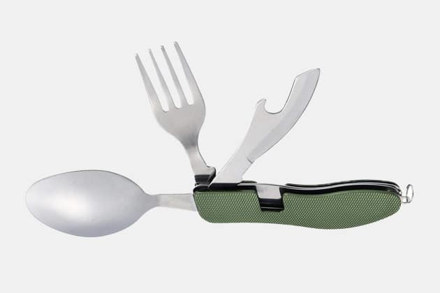 GS Knife Co. 4 Piece 4-IN-1 Snapatite Backpacking Utensil Set