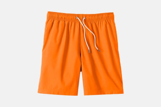 Land's End 8" Solid Volley Swim Trunks