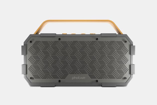 Photive M90 Portable Waterproof Bluetooth Speaker