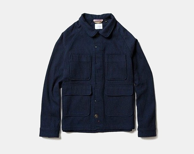 Apolis Indigo Wool Chore Jacket