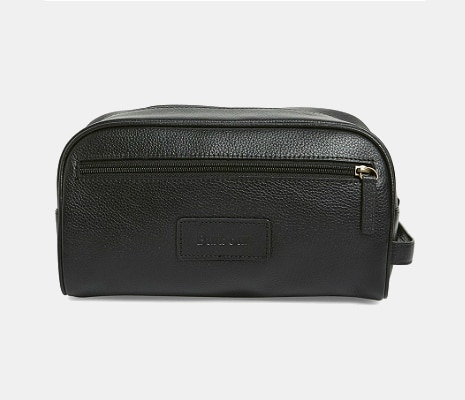 Barbour Leather Travel Kit