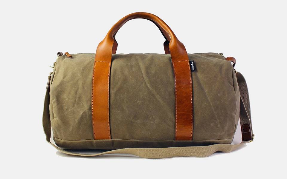 Boarding Pass NYC Voyager Waxed Weekender