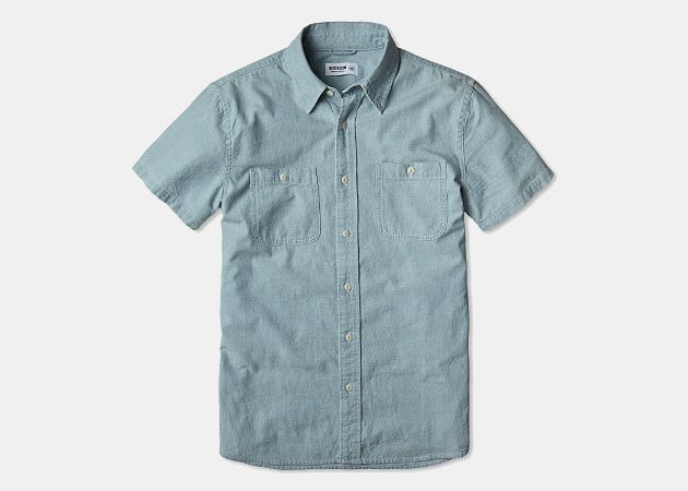 mens levi short sleeve denim shirt