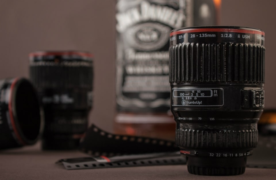 Camera Lens Shot Glasses