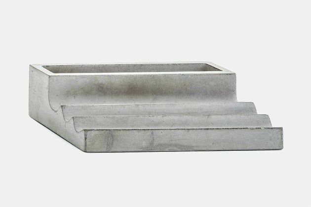 Concrete Desk Organizer