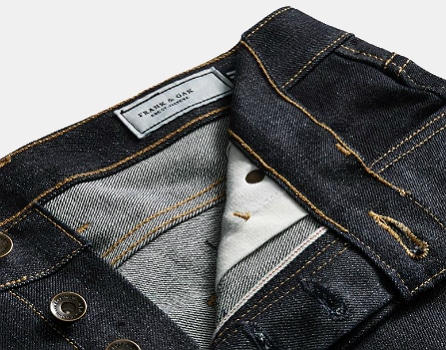 Cooper Dark Blue Selvedge Denim