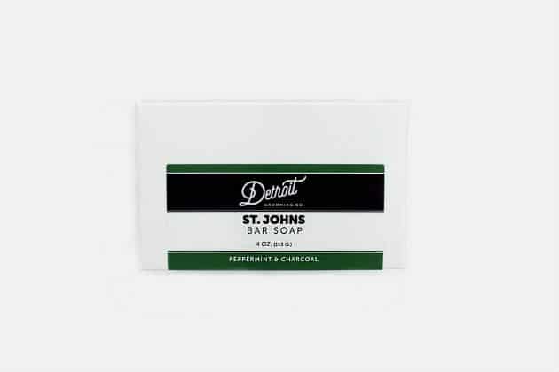 Detroit Grooming Peppermint Charcoal Bar Soap