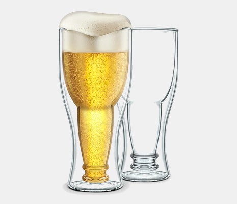 Double Wall Beer Glasses