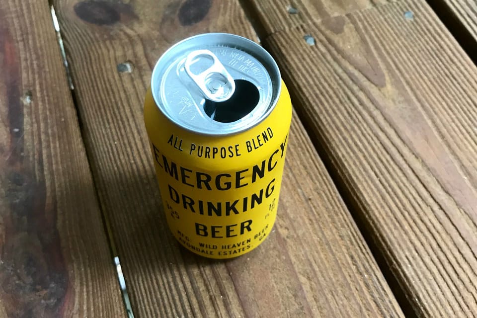 Emergency Drinking Beer Can