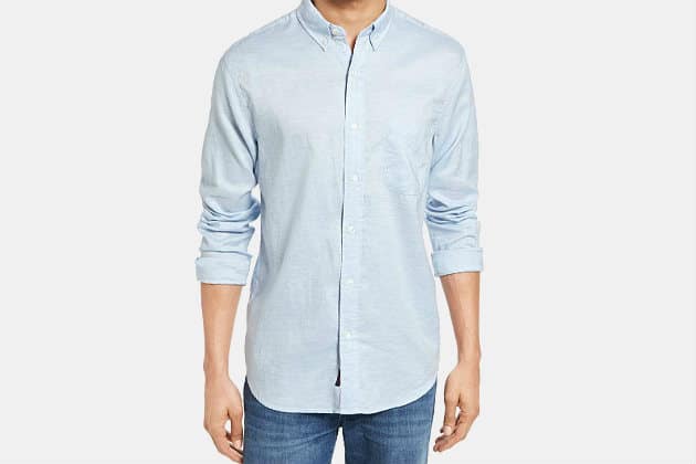 Faherty Ventura Trim Fit Oxford