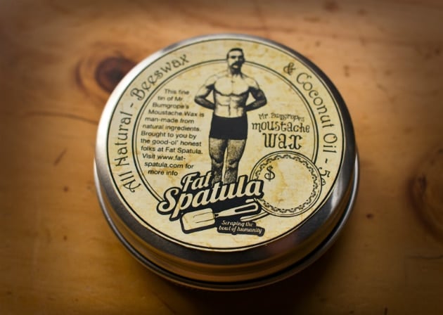 Mr. Bumgrope's Fat Spatula Mustache Wax