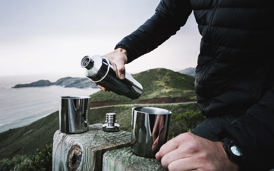 High Camp Firelight Flask