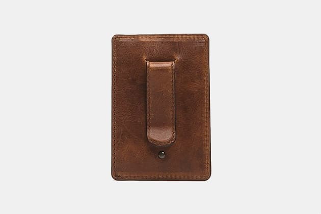 Frye Logan Money Clip Card Case