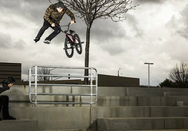 Garrett Reynolds BMX Street Riding