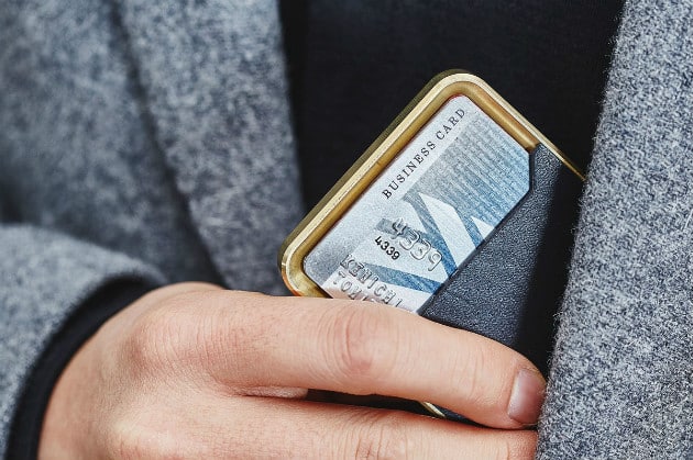 Grovemade Brass Minimalist Wallet | GearMoose