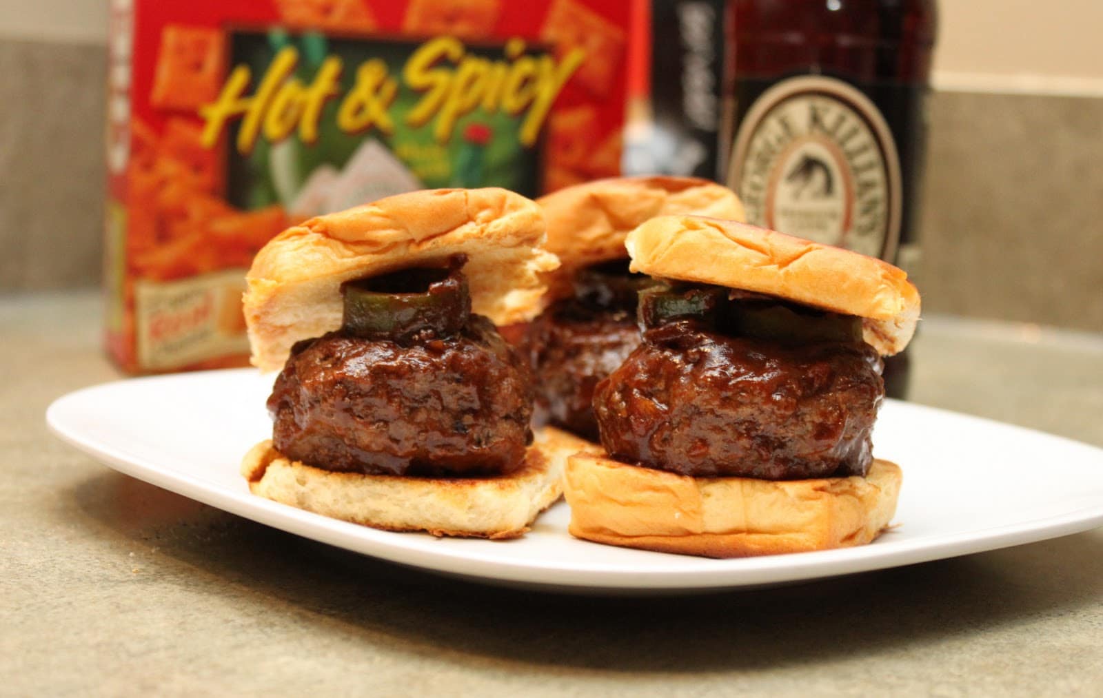 Jack Daniel's Spicy BBQ Sliders