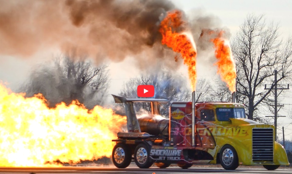 Jet Powered Tractor Trailer