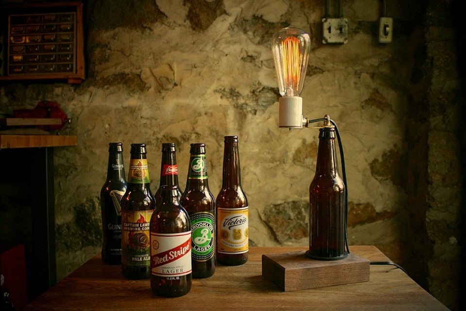 Luke Lamp Co. Beer Lamp
