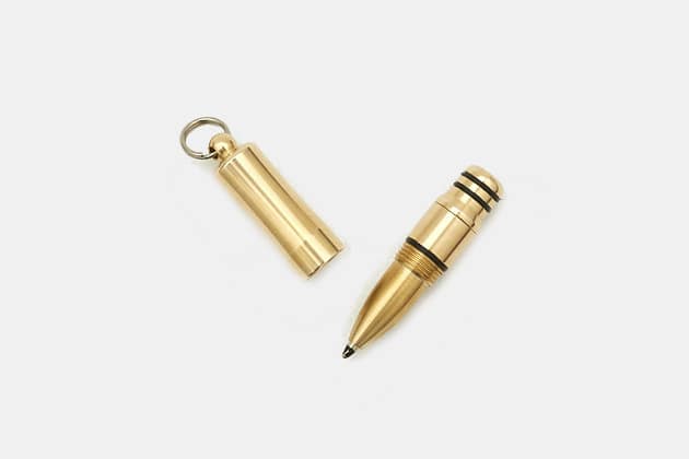 Mini Brass Keychain Pen