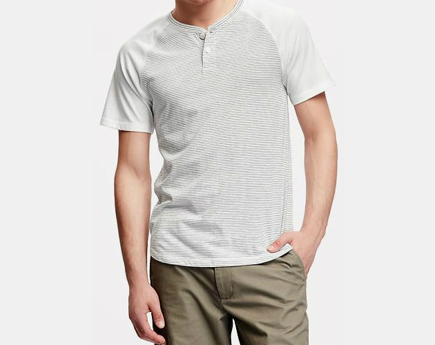 Old Navy Henley Raglan Tee