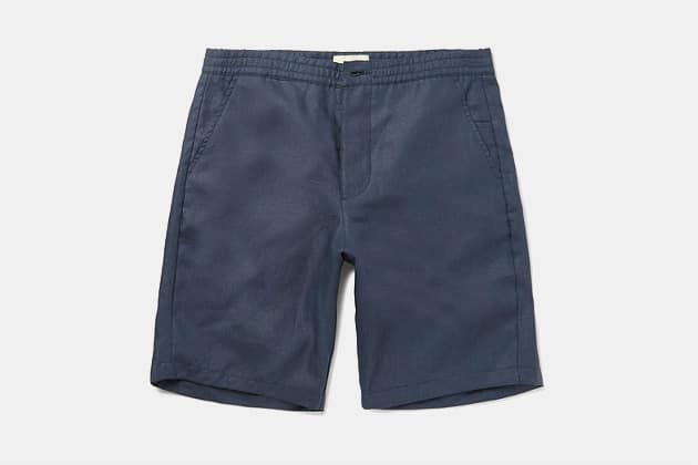 Oliver Spencer Linen Drawstring Shorts