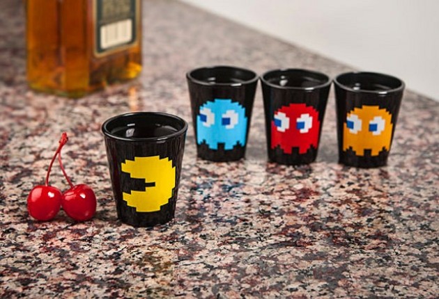 Pac Man Shot Glasses