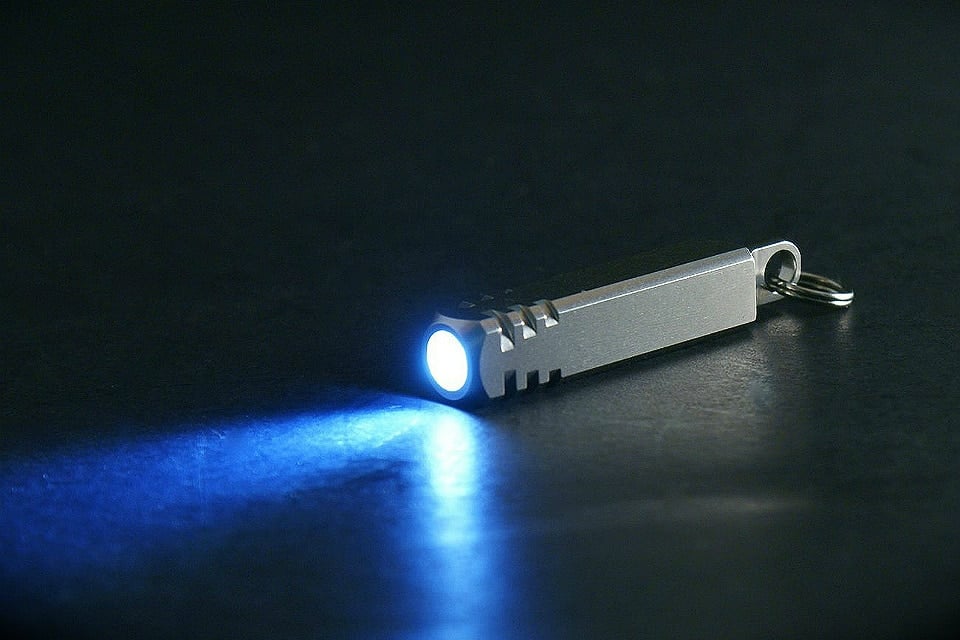 Brightest keyring torch