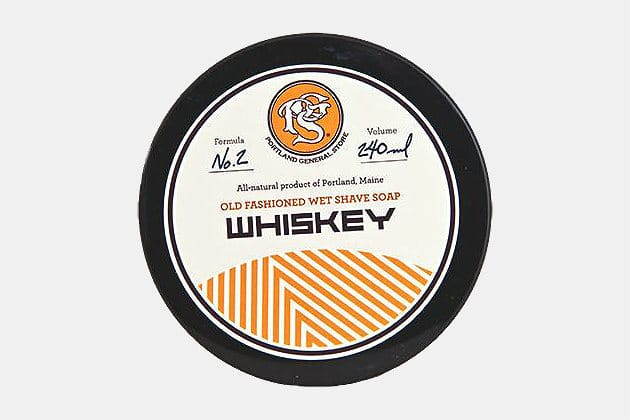 Portland General Store Whiskey Wet Shave Soap