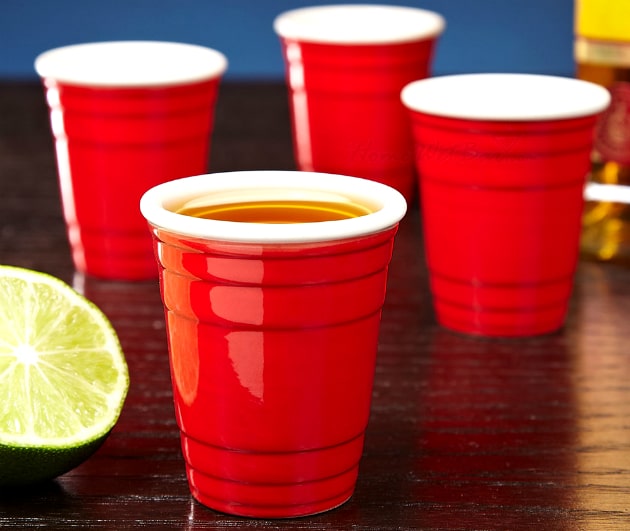 Cool Red Solo Cup Shot Glasses