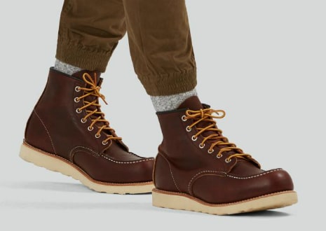 Red Wing Moc Toe Boots