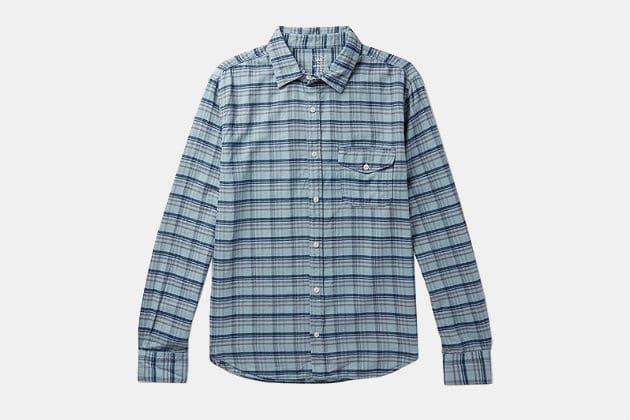 Save Khaki United Checked Cotton-Flannel Shirt