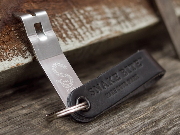 Snake Bite Church Key & Bottle Opener