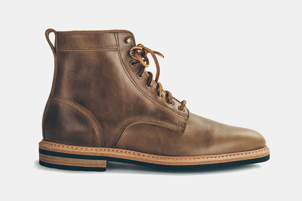 Taylor Stitch Plain Toe Chromexcel Moto Boot