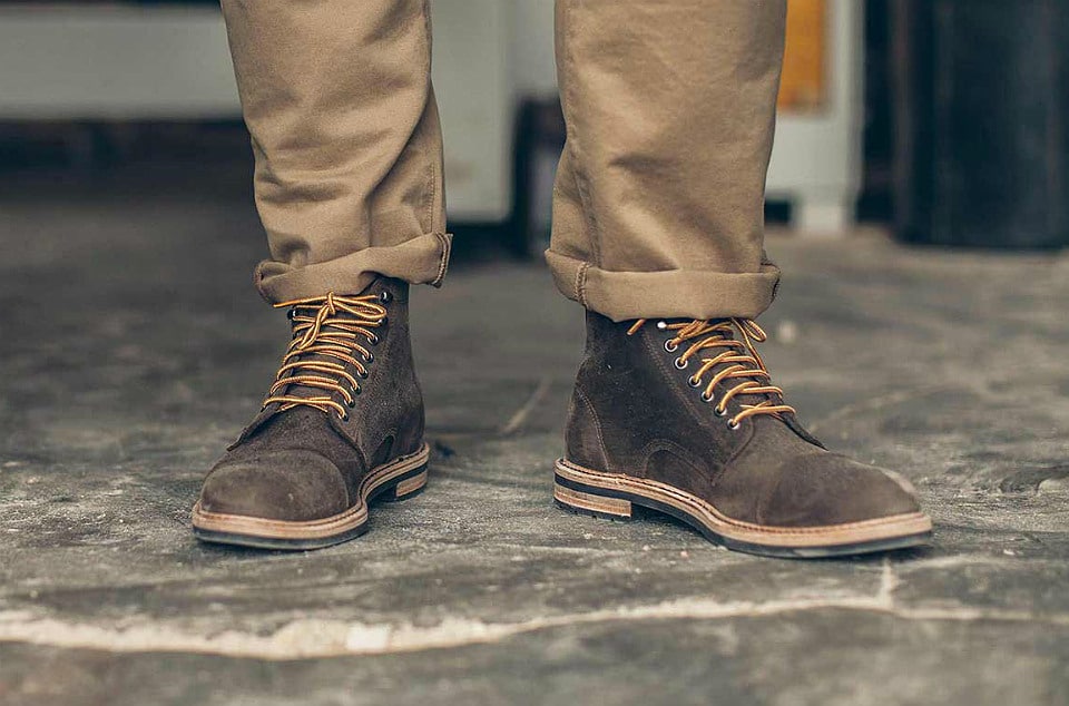 The Mark Boot In Flint Oiled Nubuck